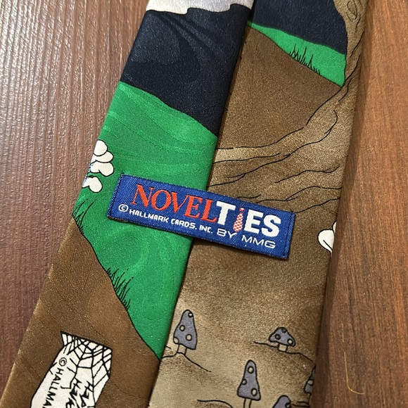 Novelties Hallmark Cards MMG Halloween Pumpkin Ghost Holiday Neck Tie, USA made - Picture 4 of 10